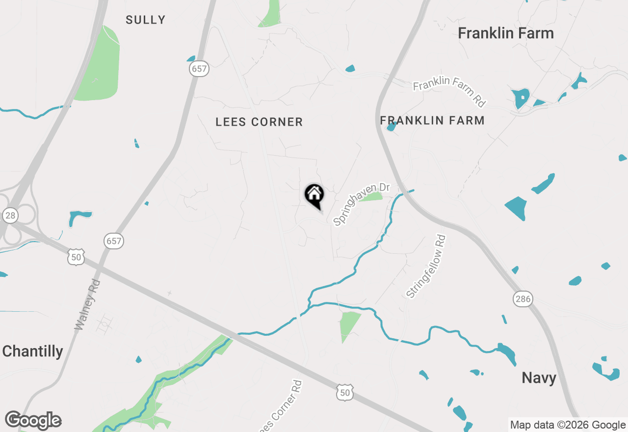 Map of 3632 Great Laurel Lane, Fairfax, VA 22033