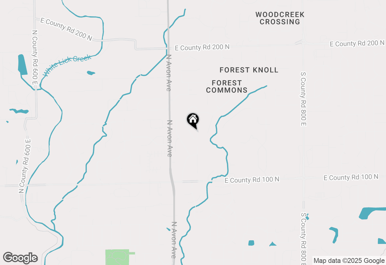 Map of 1375 Concordia Drive, Avon, IN 46123