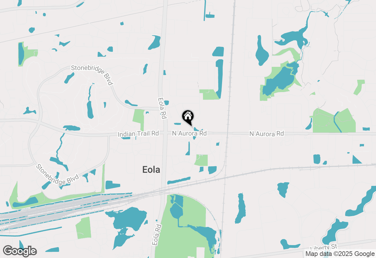 Map of 1207 Pennsbury Lane, Aurora, IL 60502