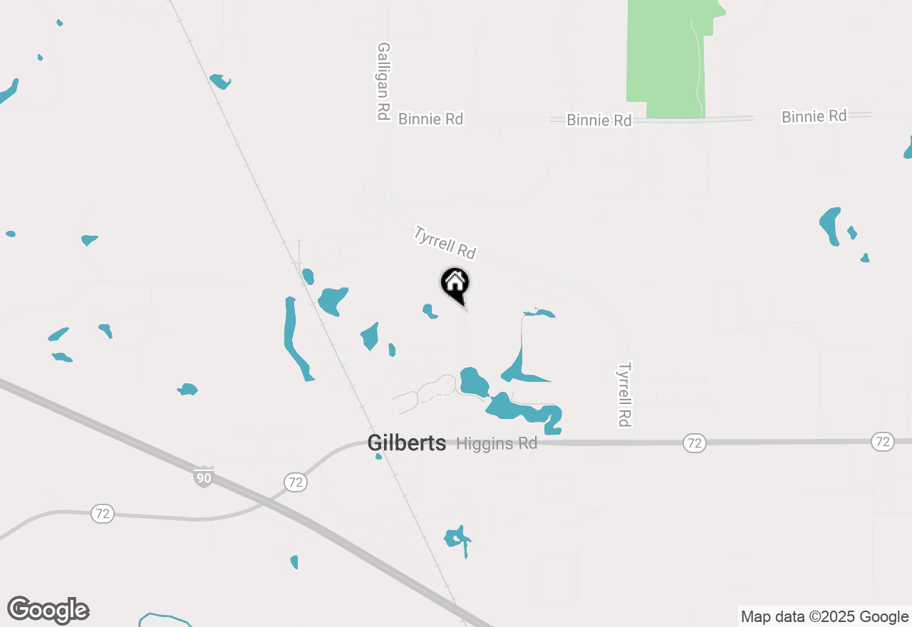 Map of 263 Jackson Street, Gilberts, IL 60136