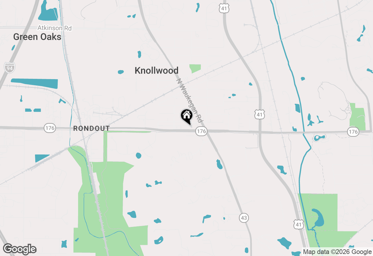 Map of 905 Rockland Road, Lake Bluff, IL 60044