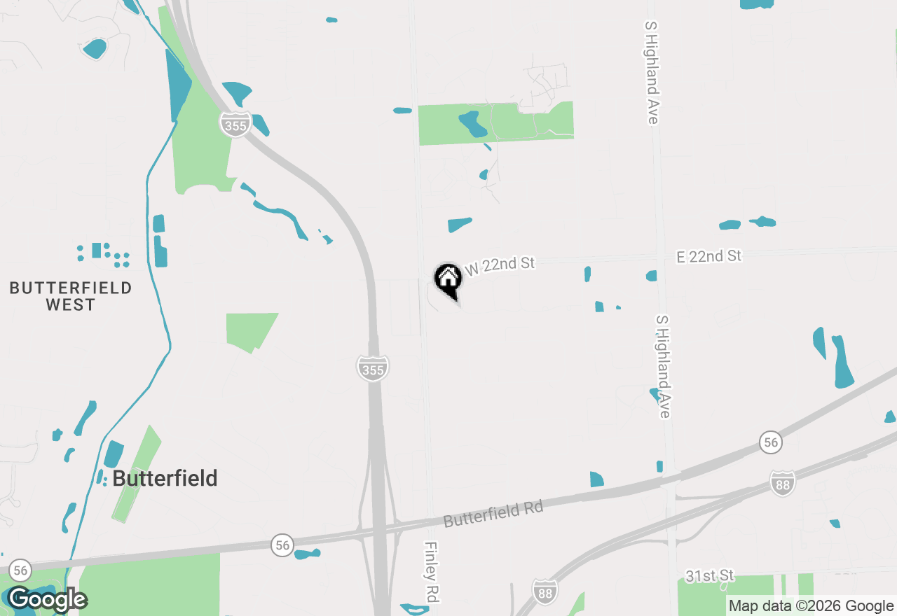 Map of 406 Arboretum Drive #76, Lombard, IL 60148