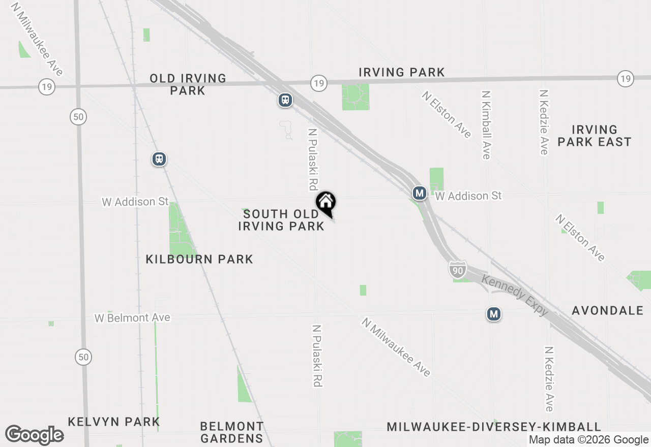 Map of 3936 W Cornelia Avenue #G, Chicago, IL 60618