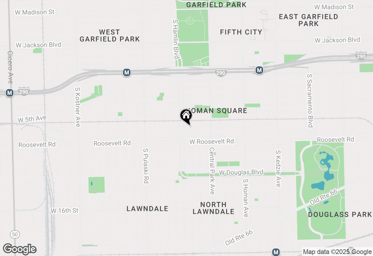 Map of 1107 S Independence Boulevard #1, Chicago, IL 60624