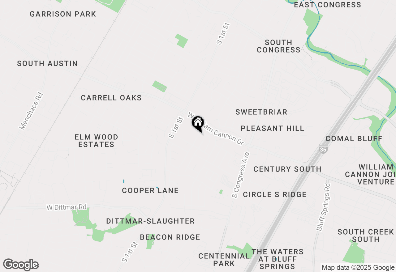Map of 6807 Bill Hughes Rd, Austin, TX 78745
