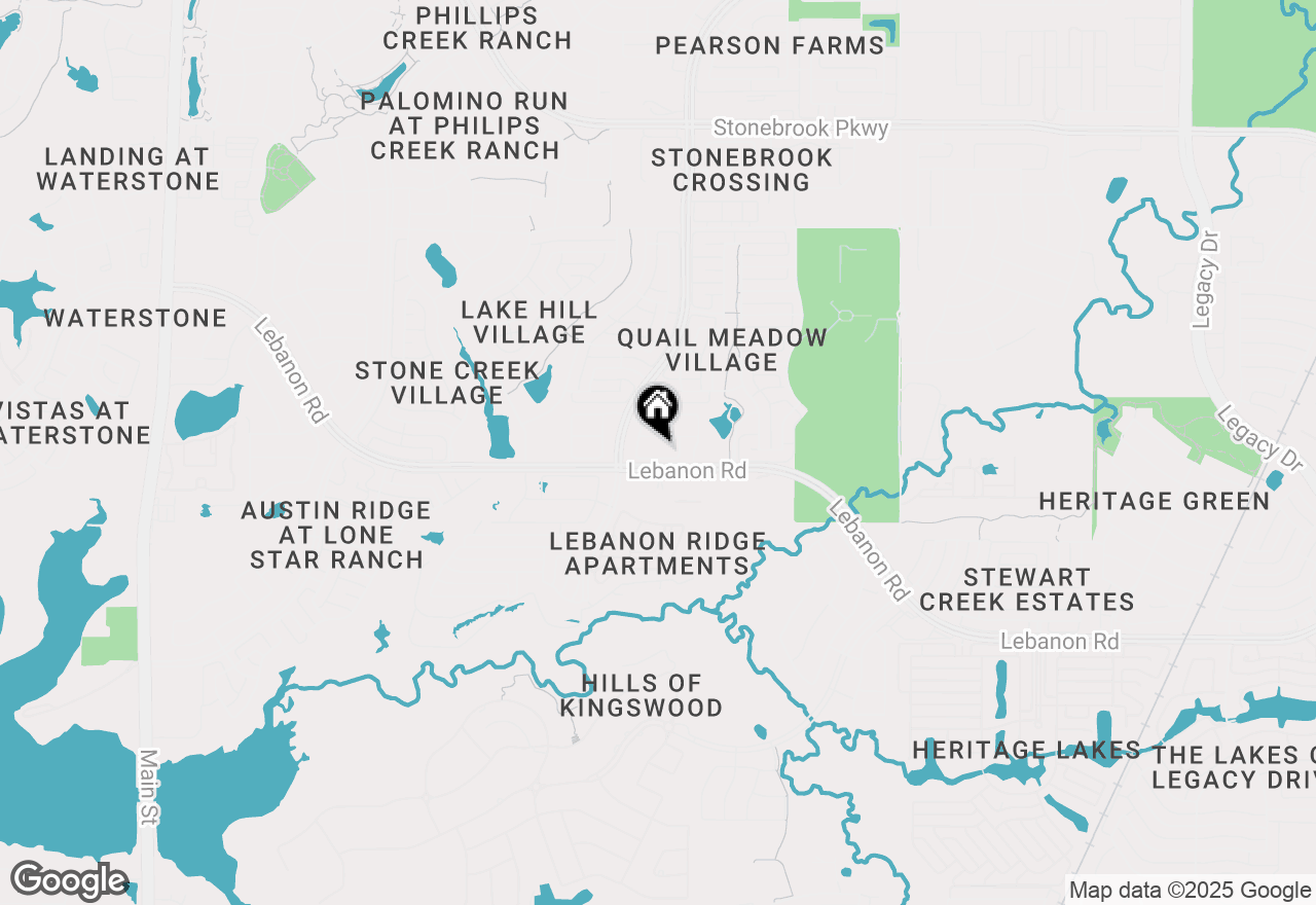 Map of 2348 Walnut Grove Lane, Frisco, TX 75034