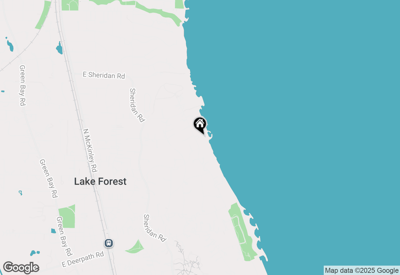 Map of 1315 Lake Road, Lake Forest, IL 60045