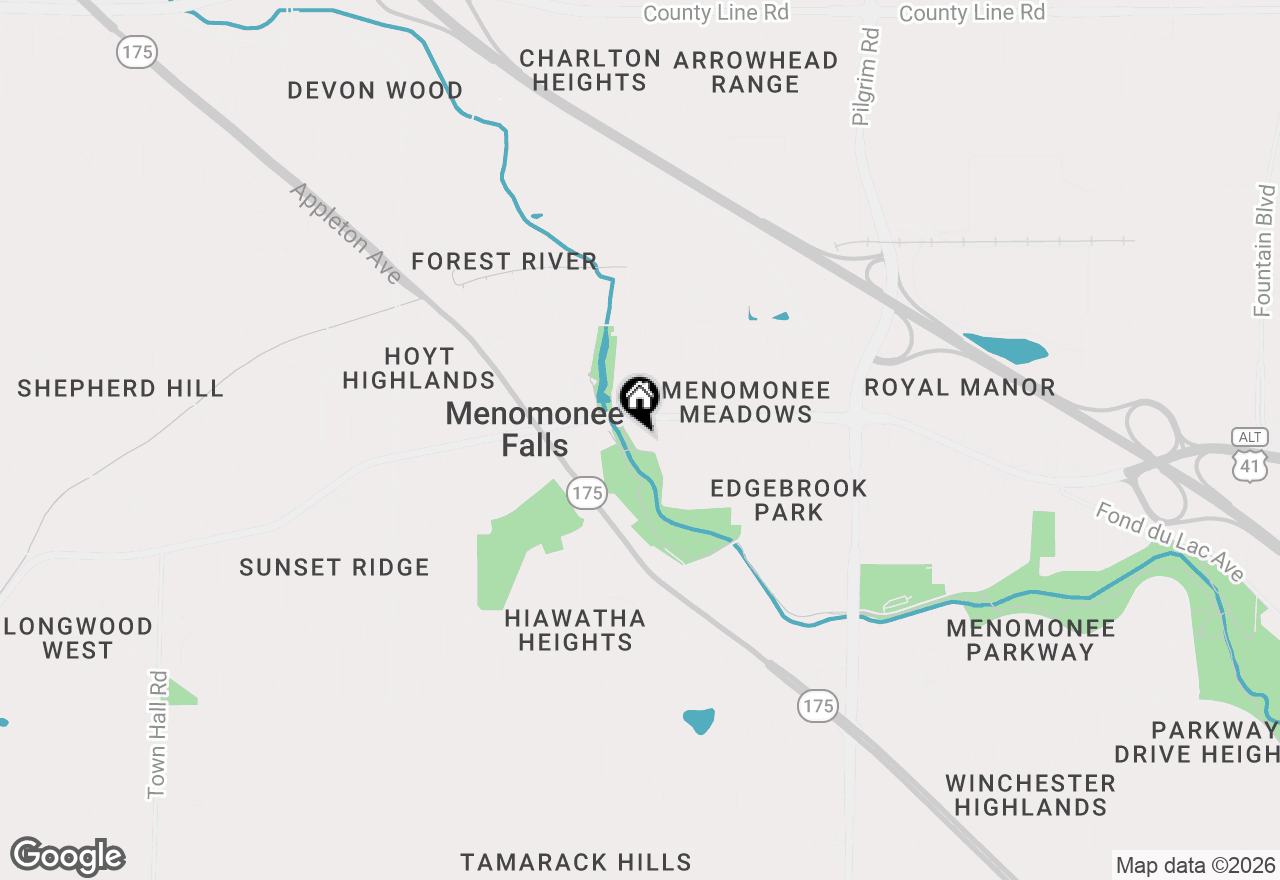 Map of N89W16327 Main St #A7, Menomonee Falls, WI 53051