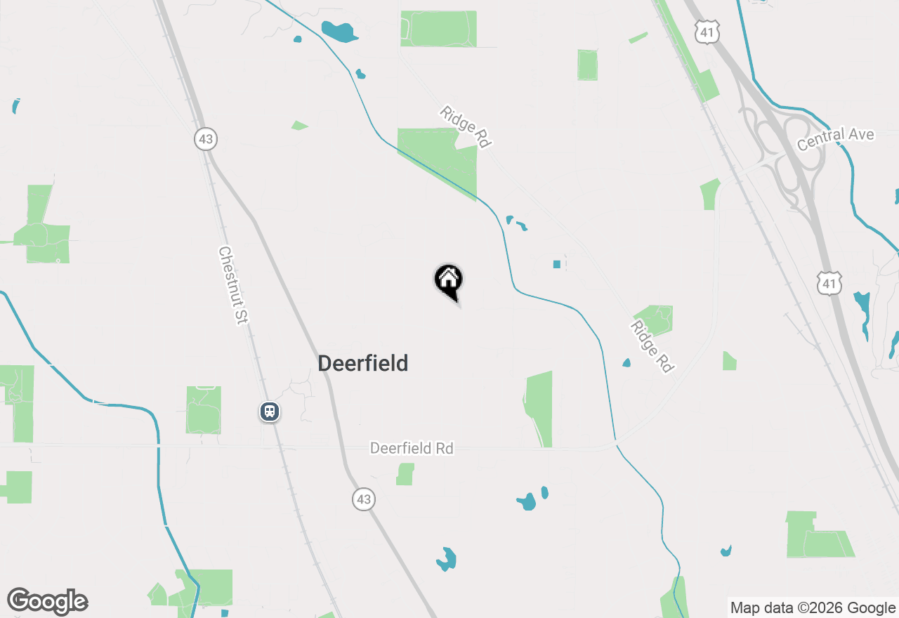 Map of 1133 Kenton Road, Deerfield, IL 60015