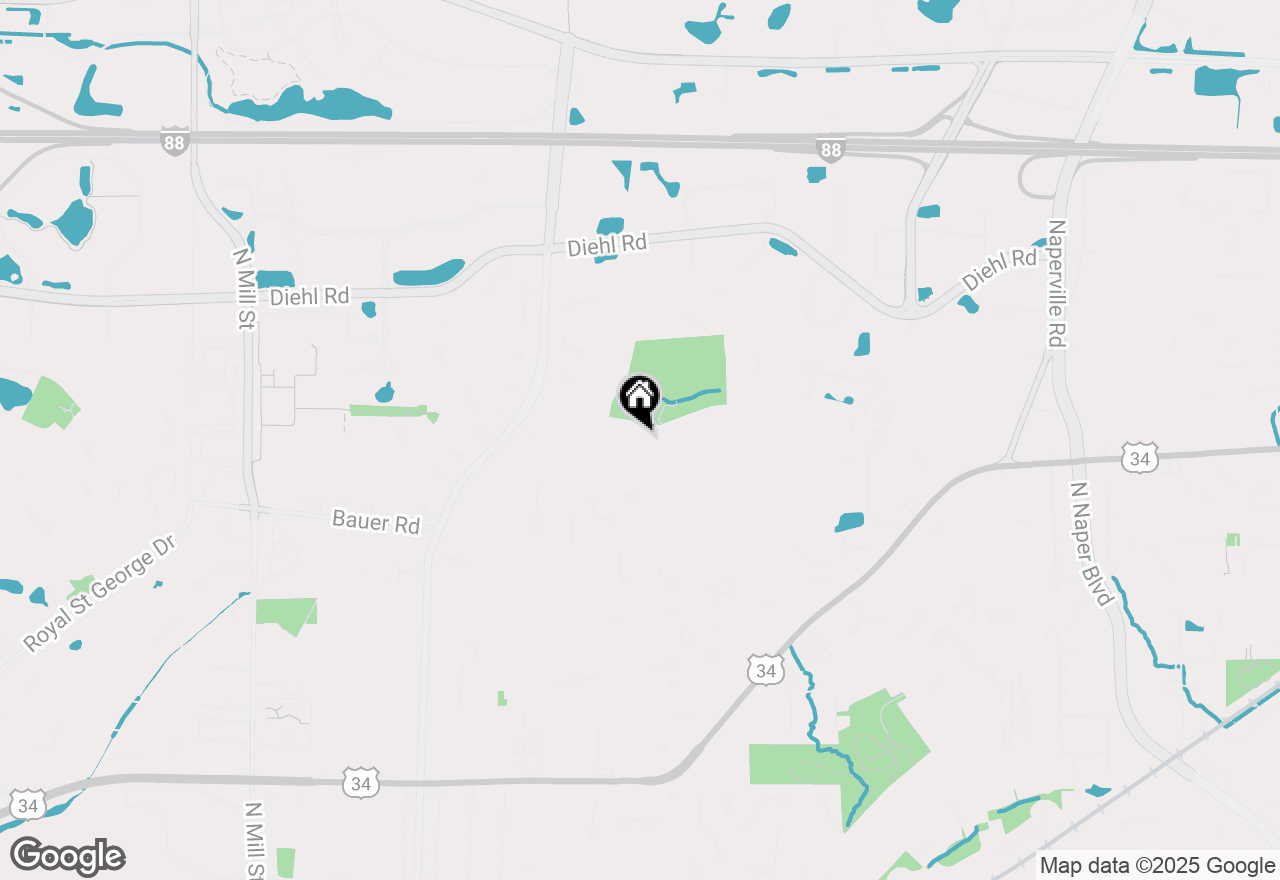 Map of 1554 Chickasaw Drive, Naperville, IL 60563