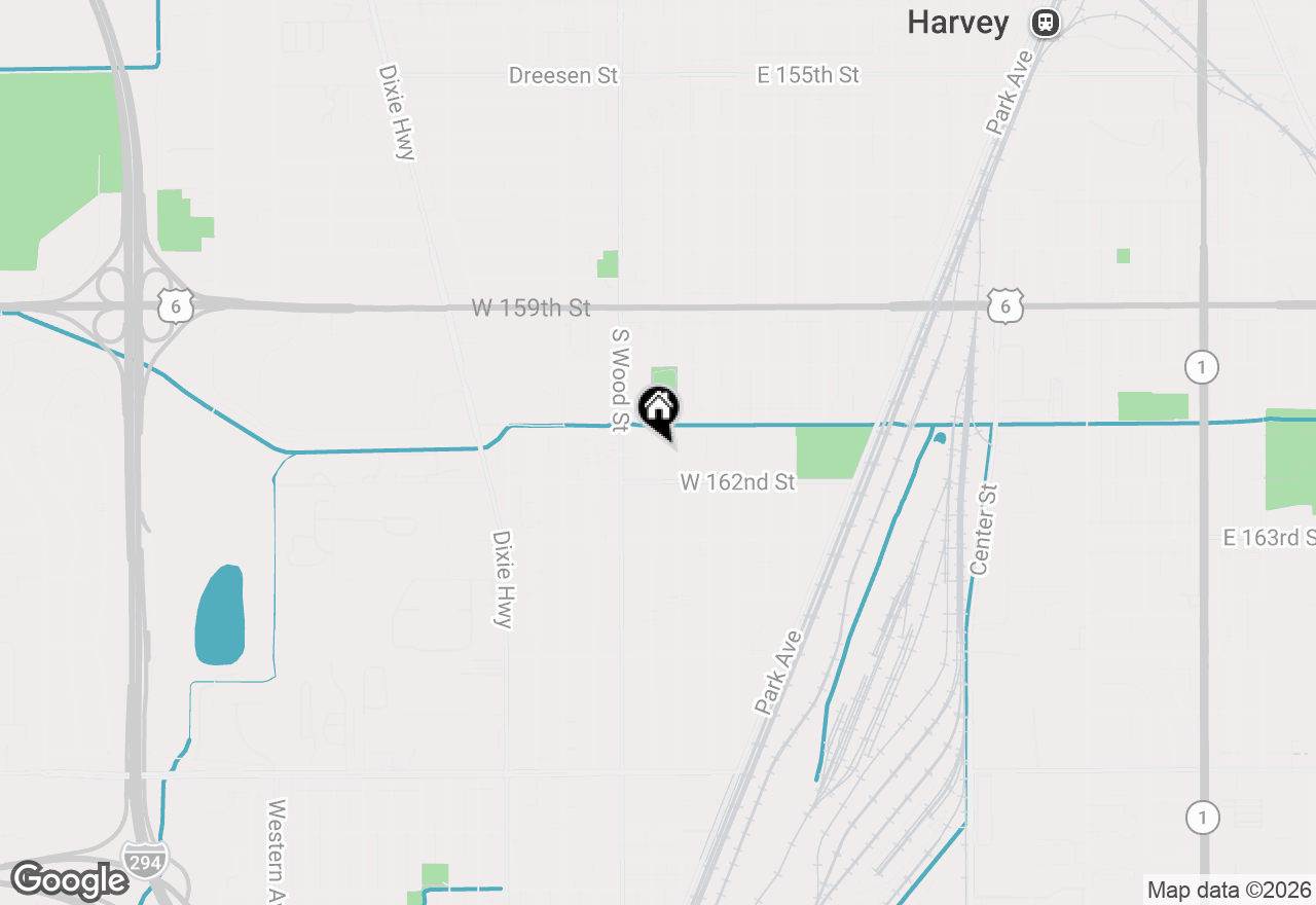 Map of 16131 Hermitage Avenue, Markham, IL 60428