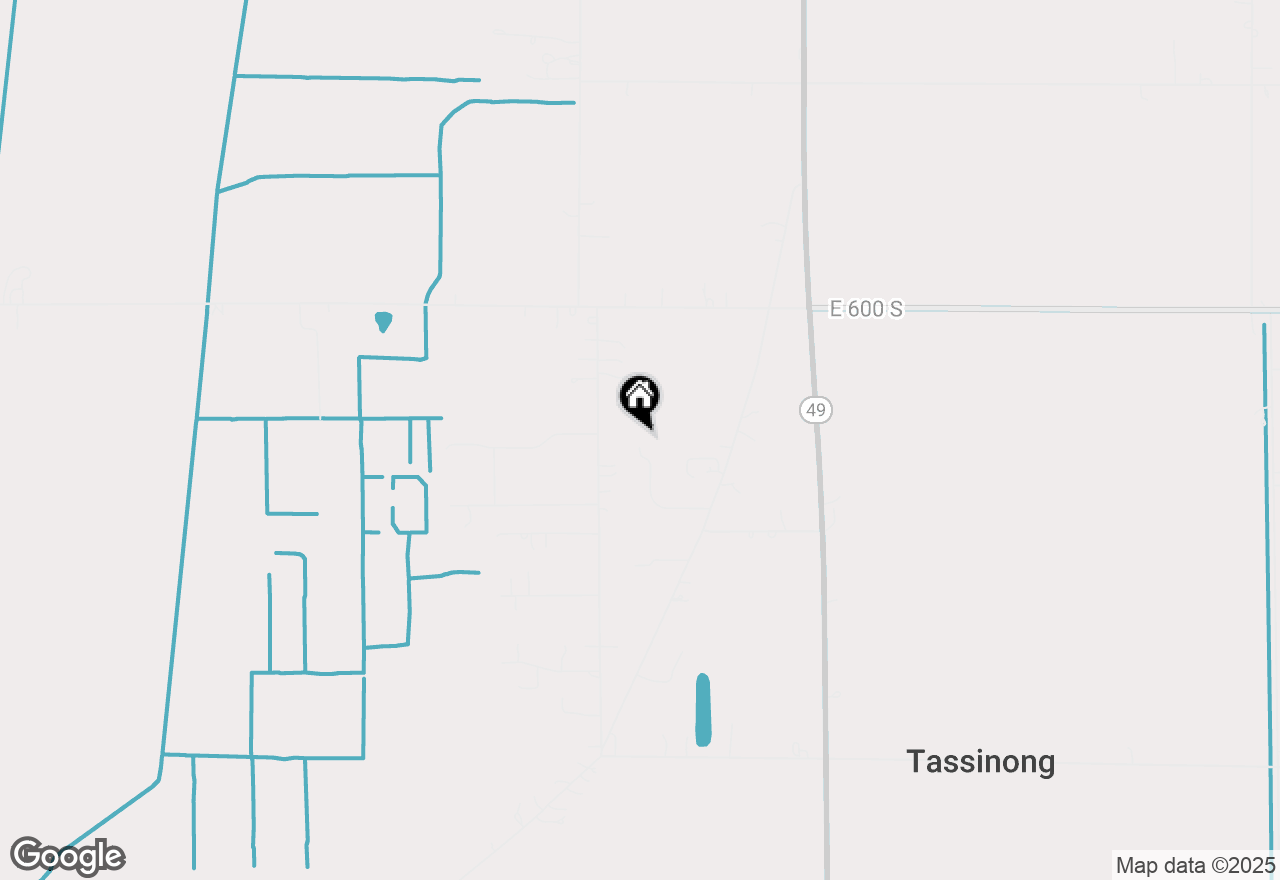 Map of 156 Lee Drive, Kouts, IN 46347