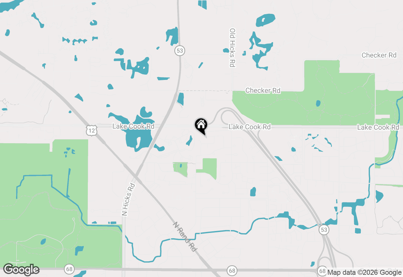 Map of 854 E Carriage Lane #8, Palatine, IL 60074