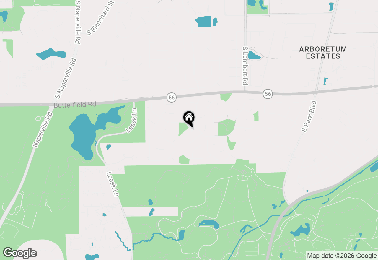Map of 2234 Appleby Drive, Wheaton, IL 60189