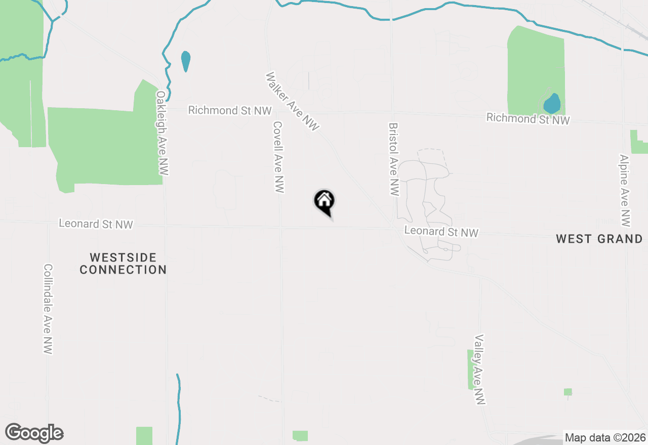 Map of 1853 Leonard Street Nw, Grand Rapids, MI 49504