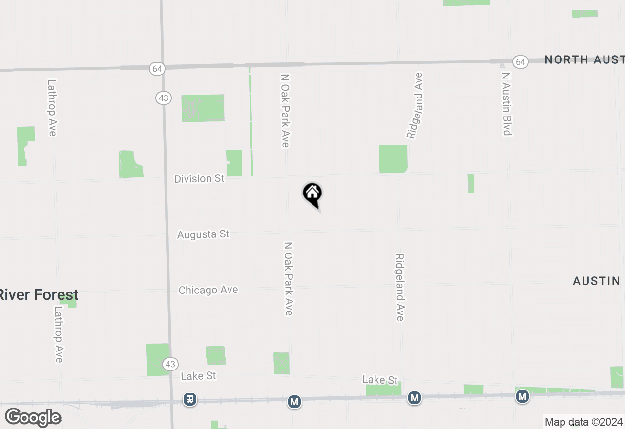 Map of 731 Linden Avenue, Oak Park, IL 60302