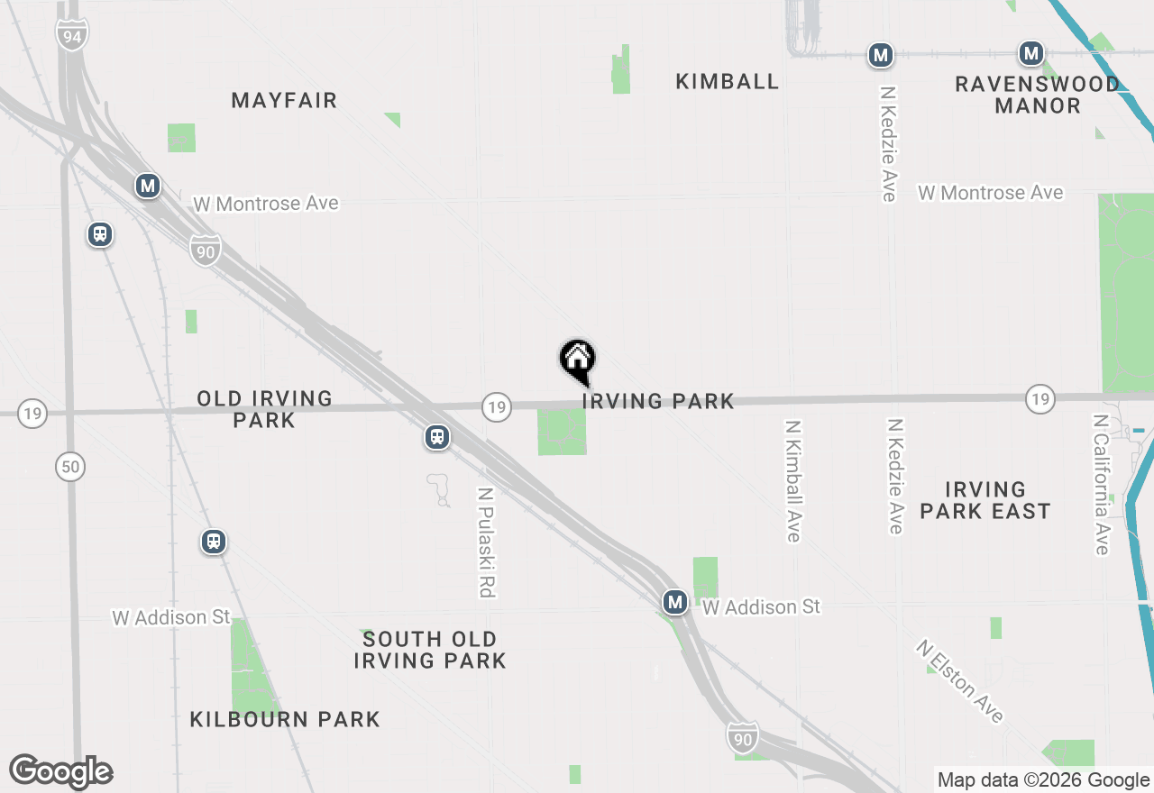 Map of 3806 W Irving Park Avenue #1, Chicago, IL 60618