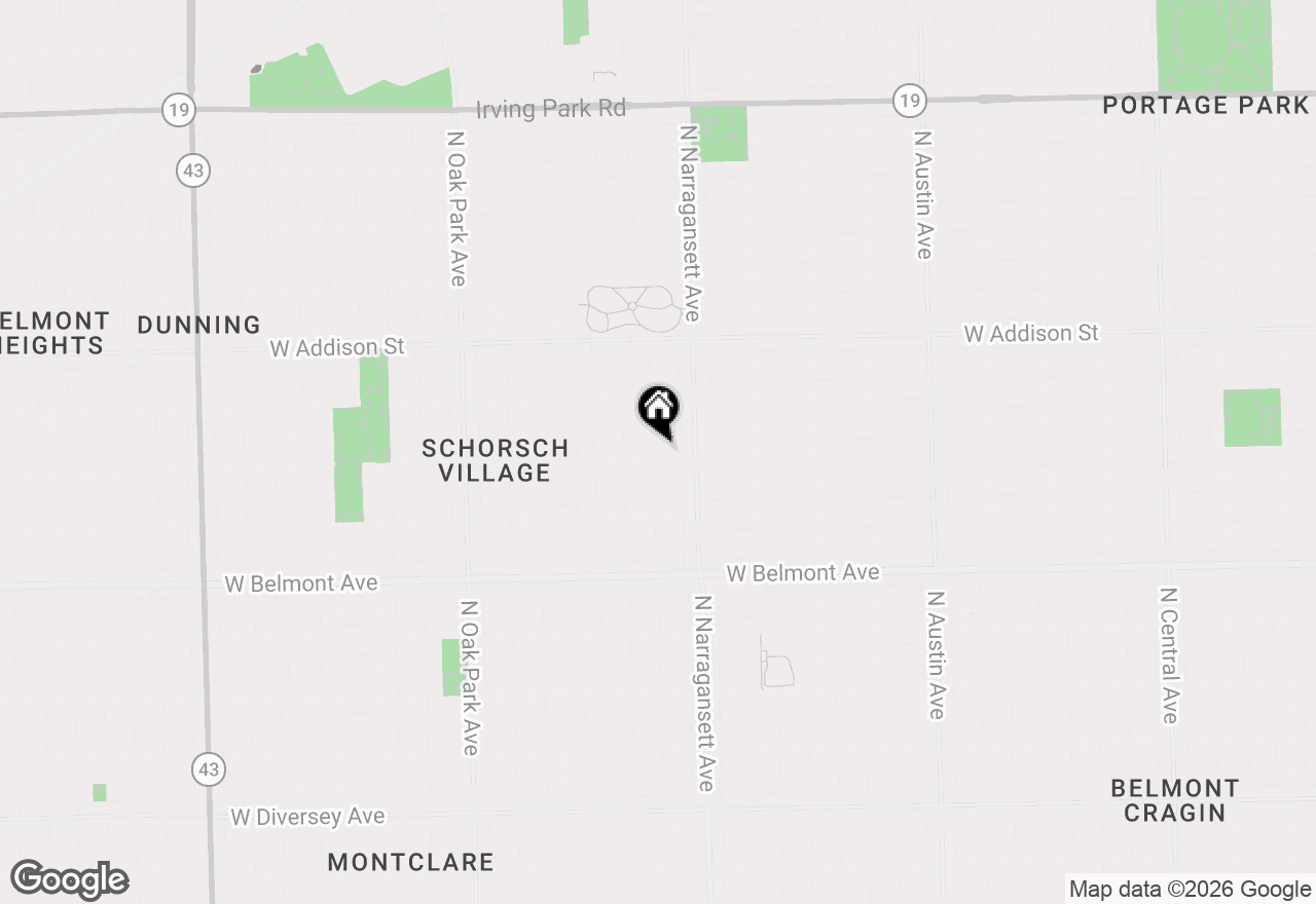 Map of 3400 N Nagle Avenue #1S, Chicago, IL 60634