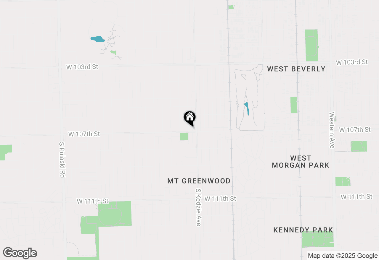 Map of 10649 S Sawyer Avenue, Chicago, IL 60655