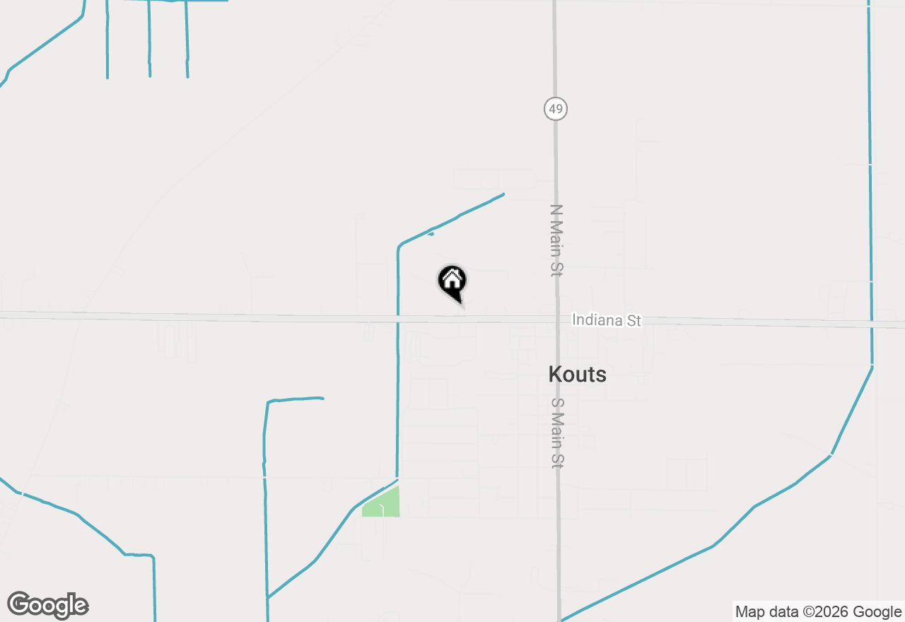 Map of B1-3 State Road 8, Kouts, IN 46347