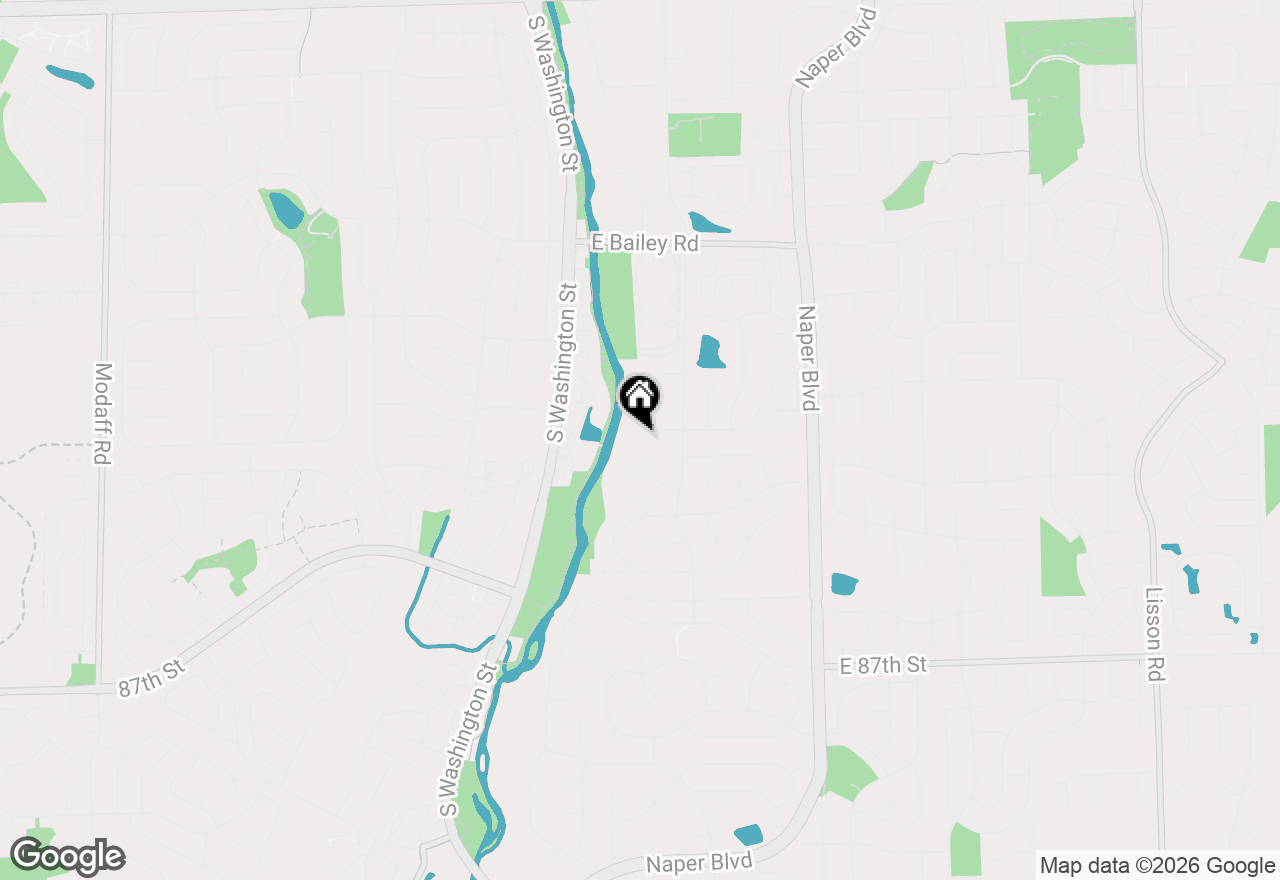 Map of 344 Great Oak Court, Naperville, IL 60565