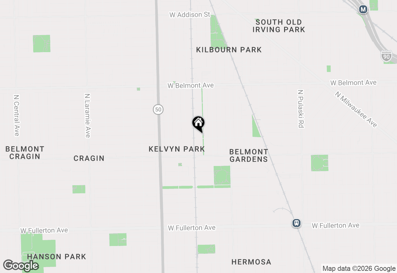 Map of 2900 N Kolmar Avenue #1, Chicago, IL 60641