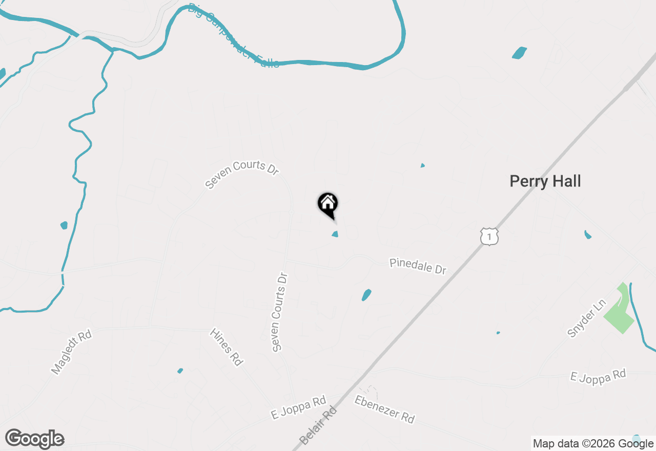 Map of 3827 Proctor Lane, Baltimore, MD 21236