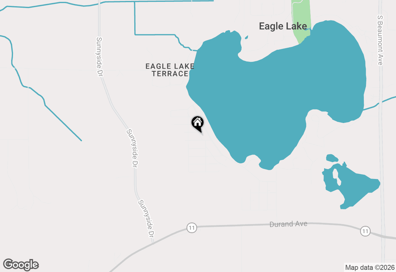 Map of 2420 Marshall Sq, Kansasville, WI 53139