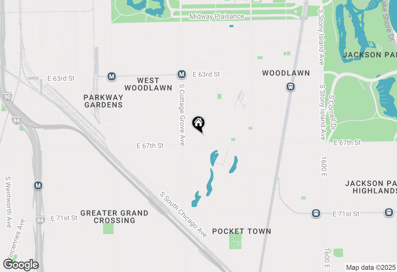 Map of 6630 S Drexel Avenue #1, Chicago, IL 60637