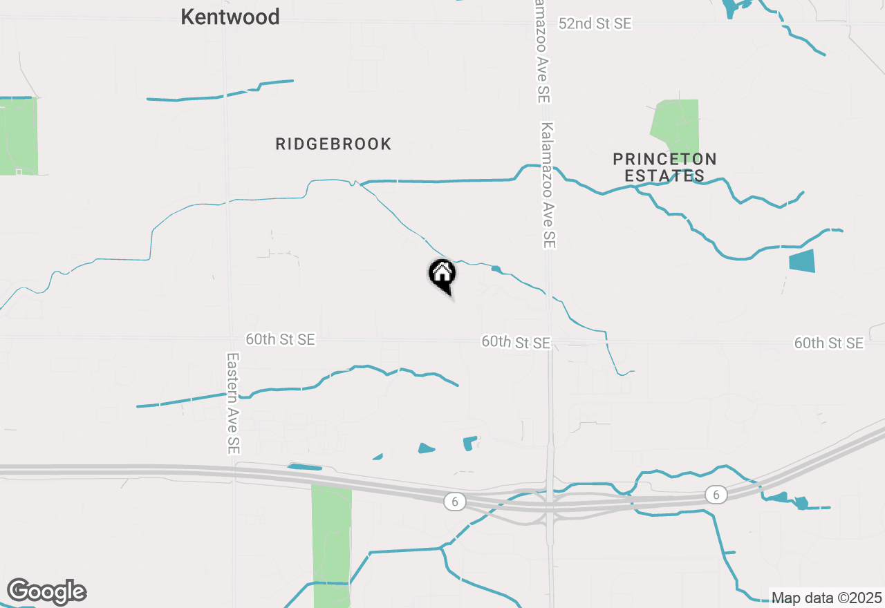 Map of 5926 Glenbrook Avenue Se, Kentwood, MI 49508