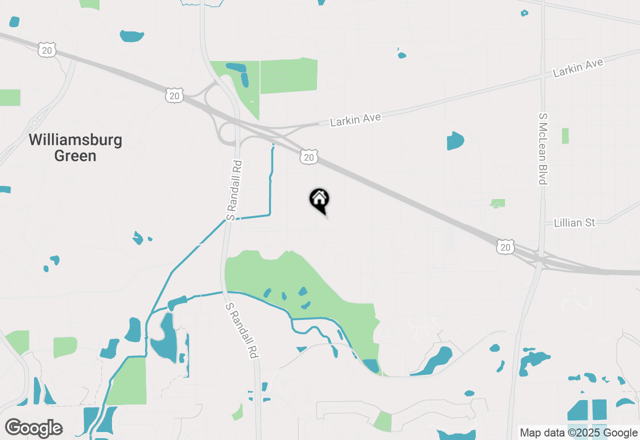 Map of 10N980 Hawthorne Street, Elgin, IL 60123