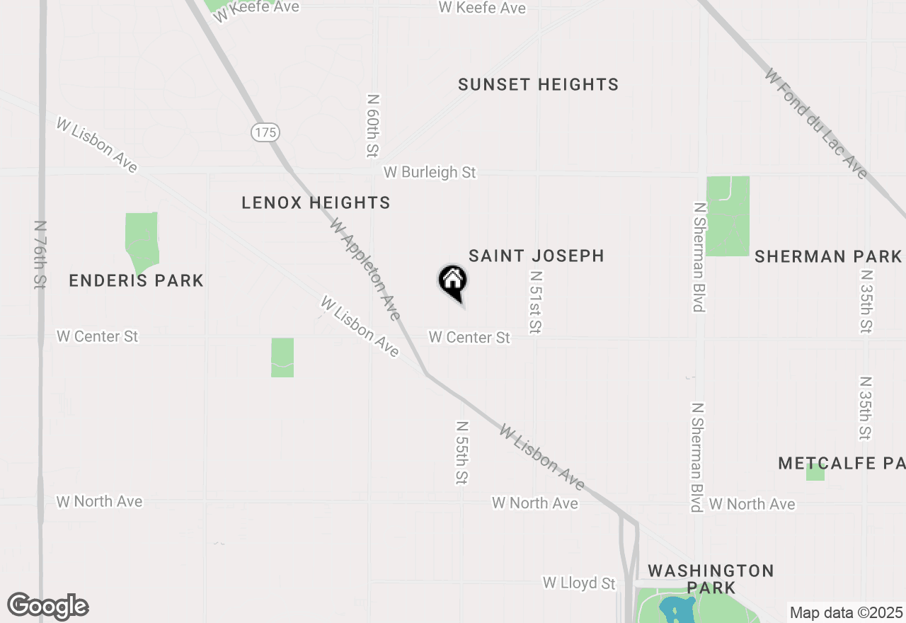 Map of 2751 N 55th St, Milwaukee, WI 53210