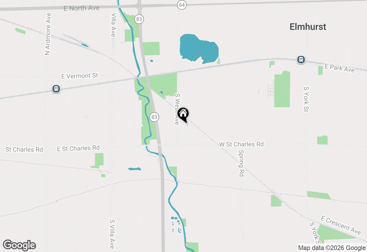 Map of 193 Fellows Court, Elmhurst, IL 60126
