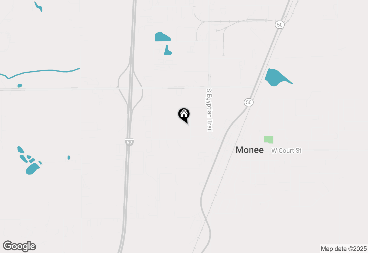 Map of 25733 S Mckinley Street, Monee, IL 60449