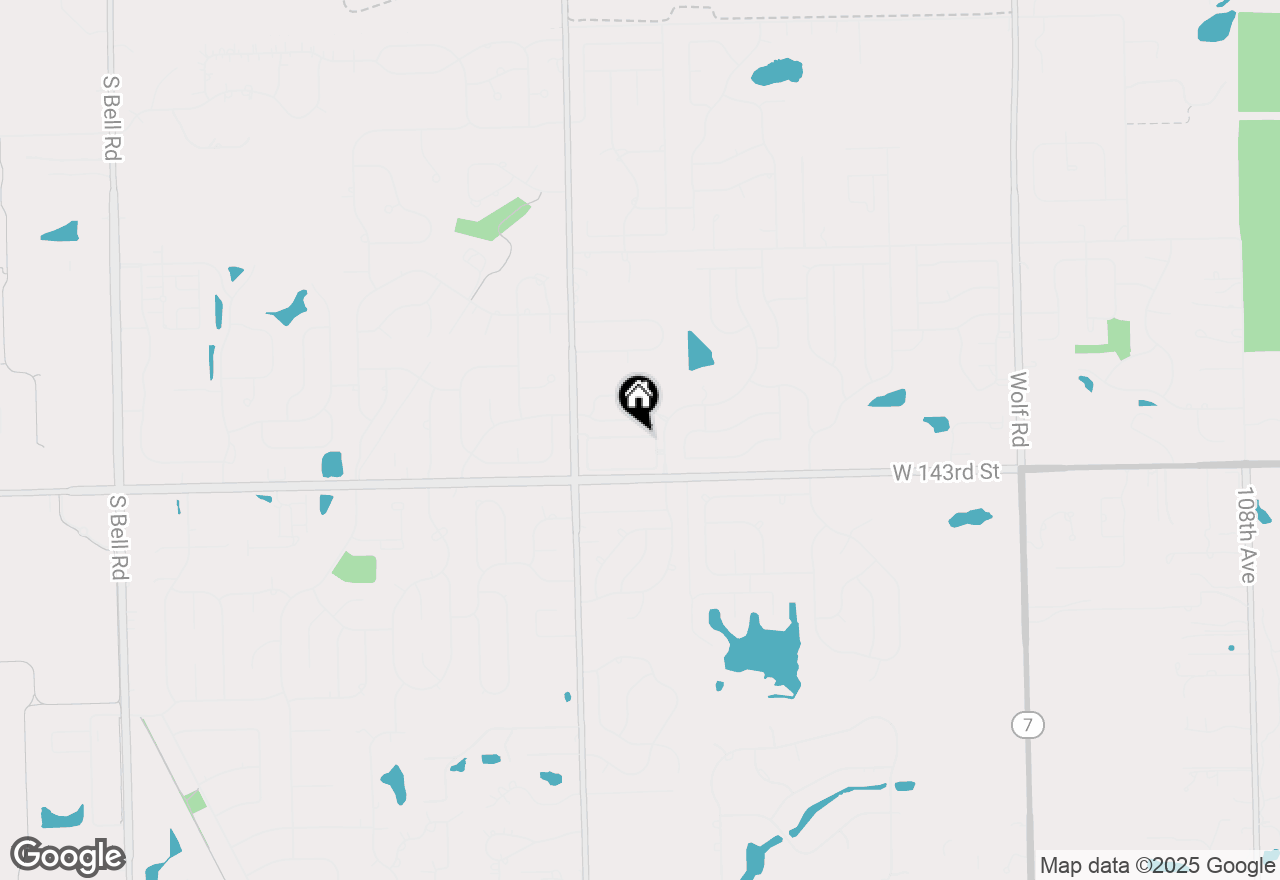 Map of 11910 Windemere Court #304, Orland Park, IL 60467