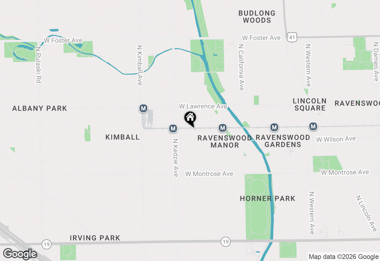 Map of 4634 N Albany Avenue #2, Chicago, IL 60625
