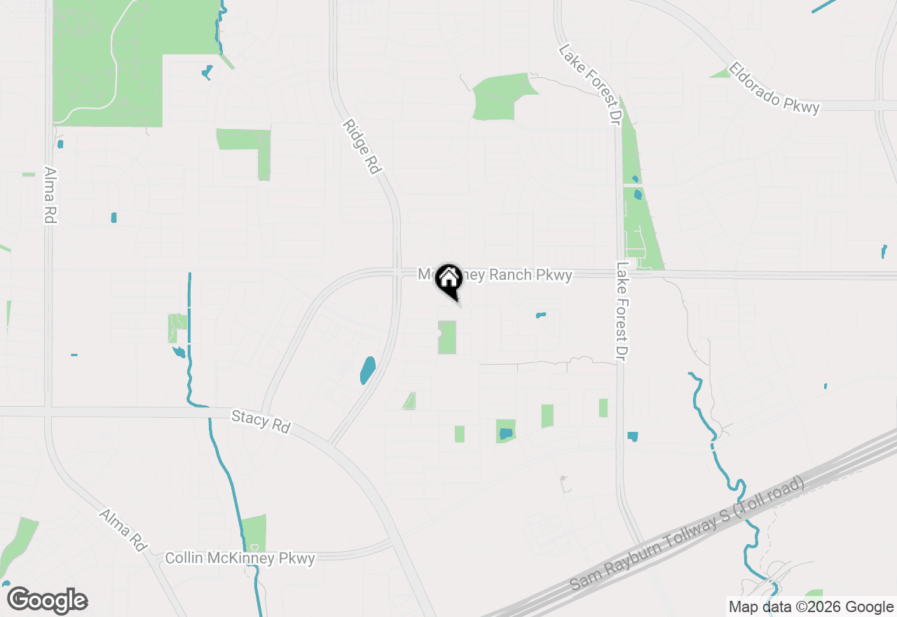 Map of 5805 Broken Spur, Mckinney, TX 75070