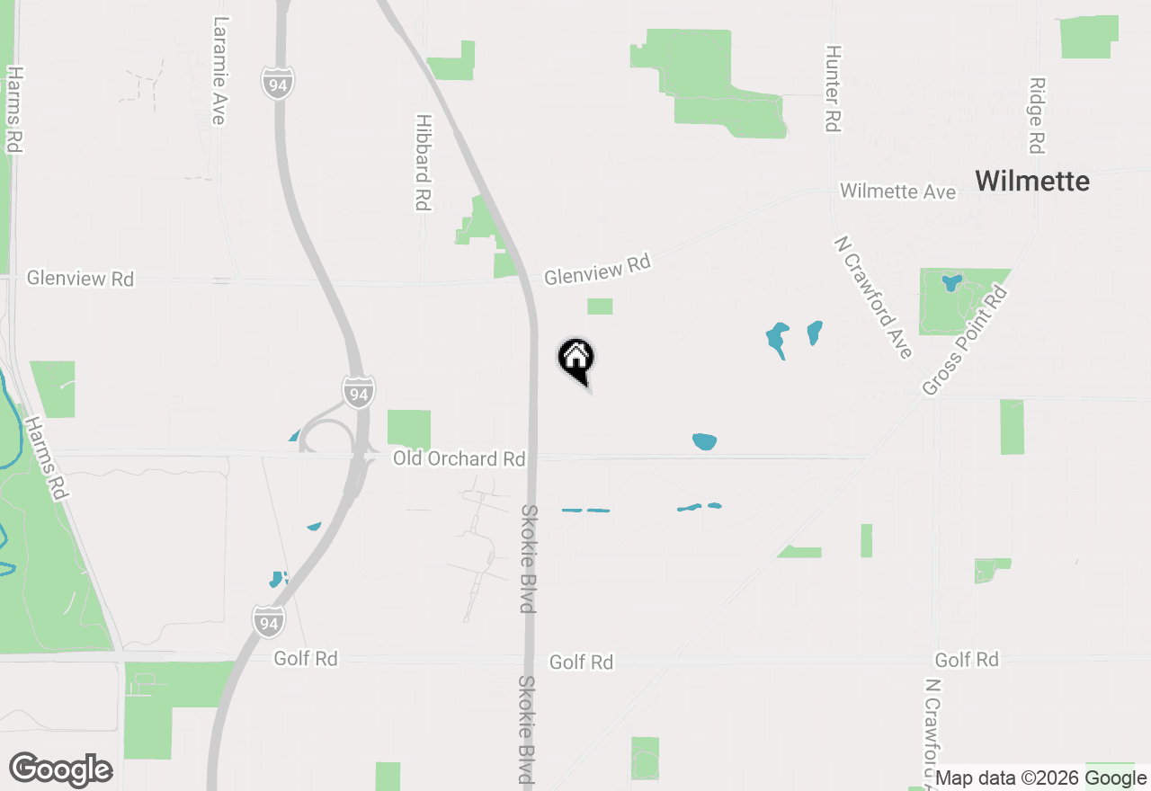 Map of 10117 Old Orchard Court #103, Skokie, IL 60076