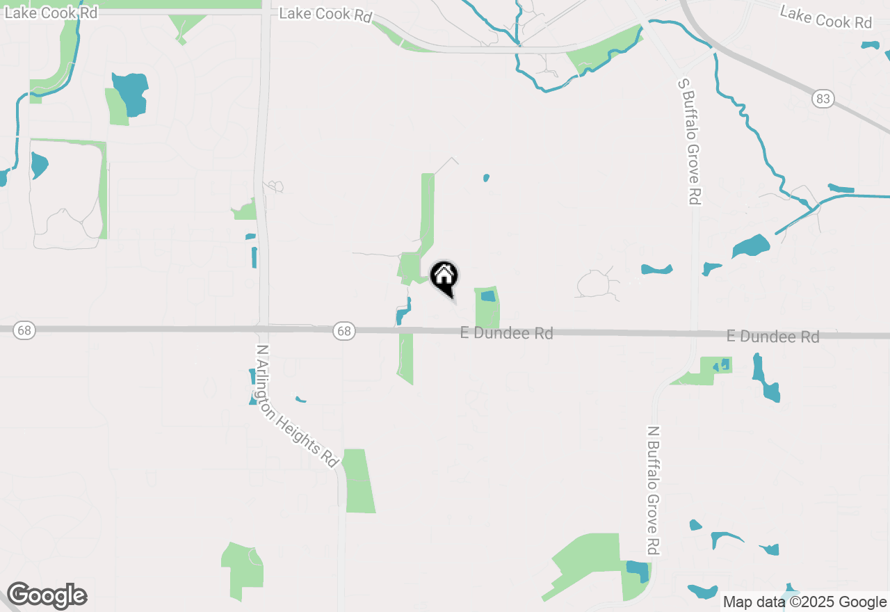 Map of 661 Hapsfield Lane #101, Buffalo Grove, IL 60089