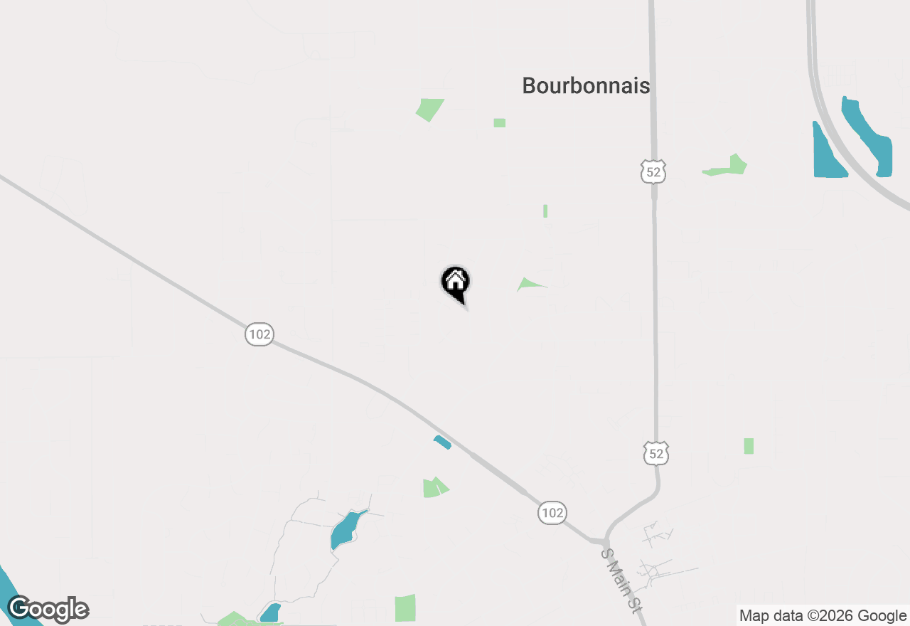 Map of 690 E Vicksburg Court, Bourbonnais, IL 60914