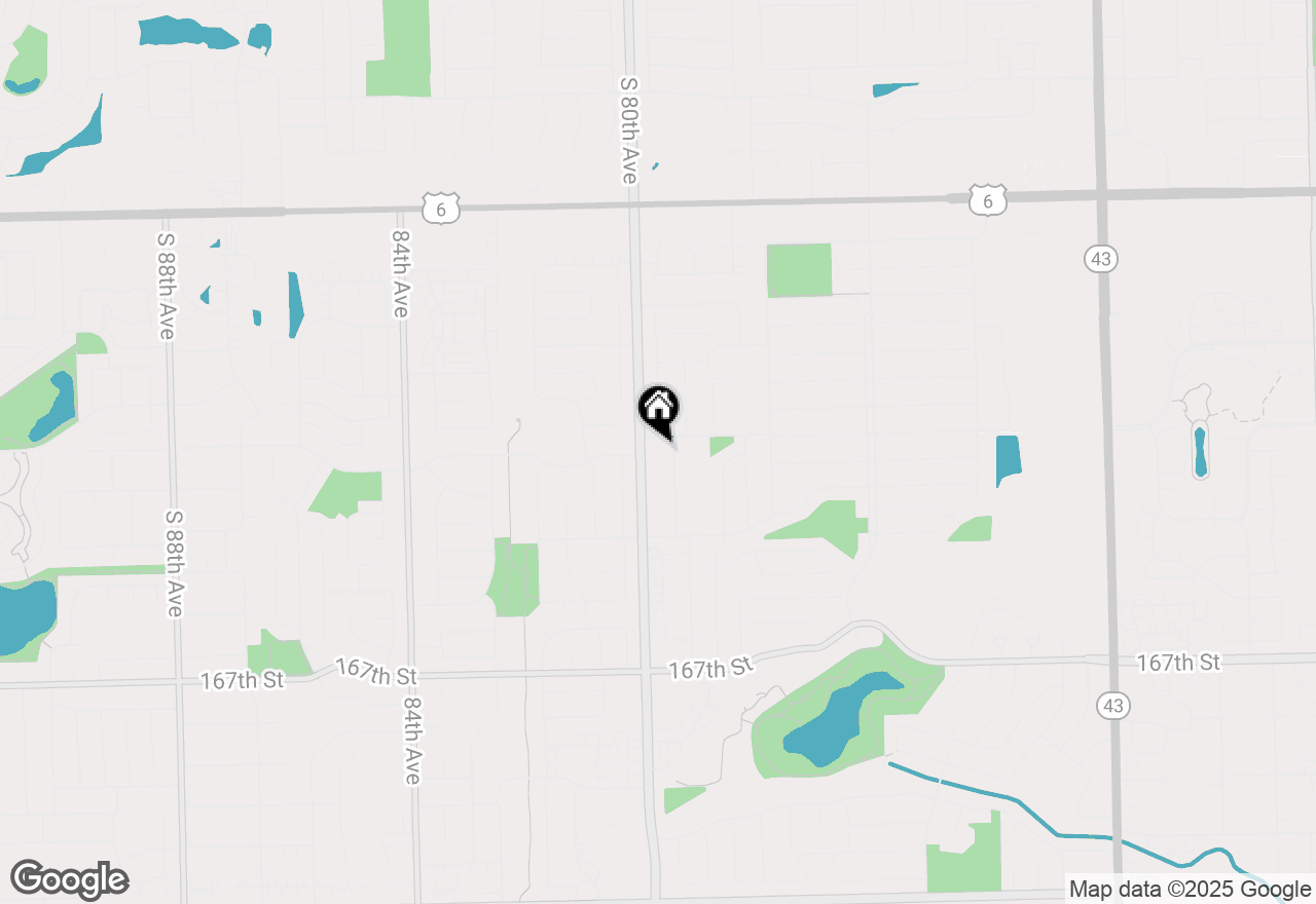 Map of 7969 163rd Place #15, Tinley Park, IL 60477