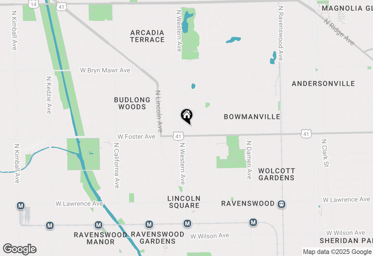 Map of 2354 W Farragut Avenue #204, Chicago, IL 60625