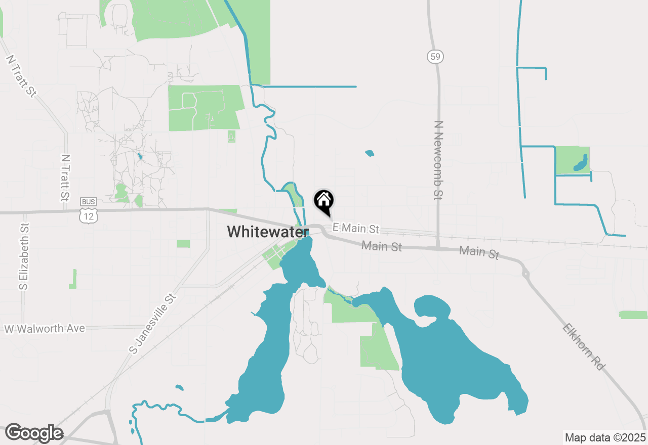 Map of 216 E Main St, Whitewater, WI 53190