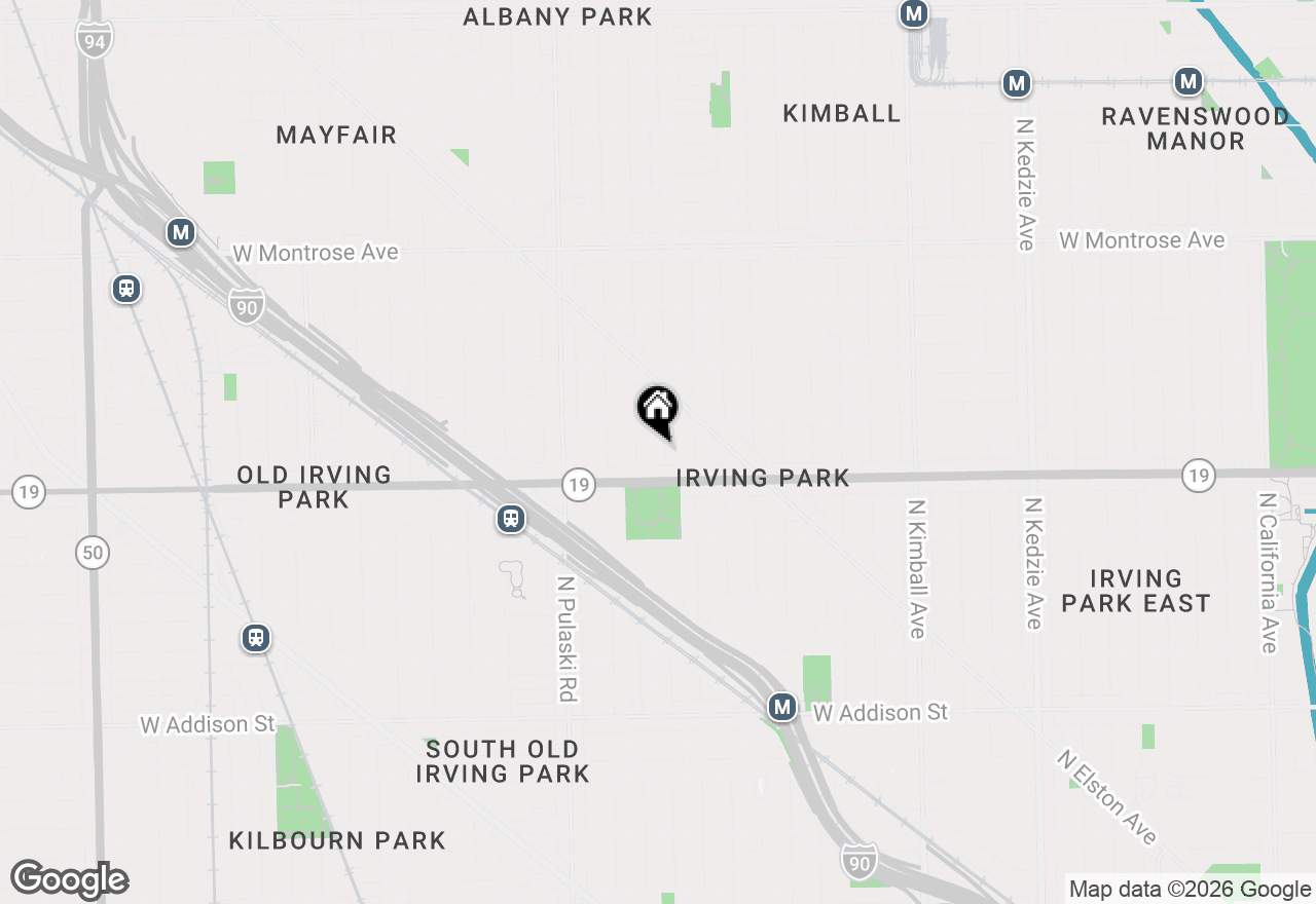 Map of 4027 N Avers Avenue, Chicago, IL 60618