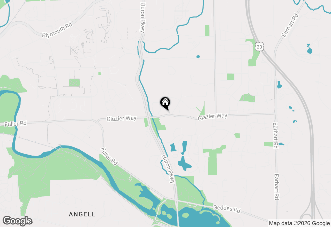 Map of 3087 Glazier Way, Ann Arbor, MI 48105