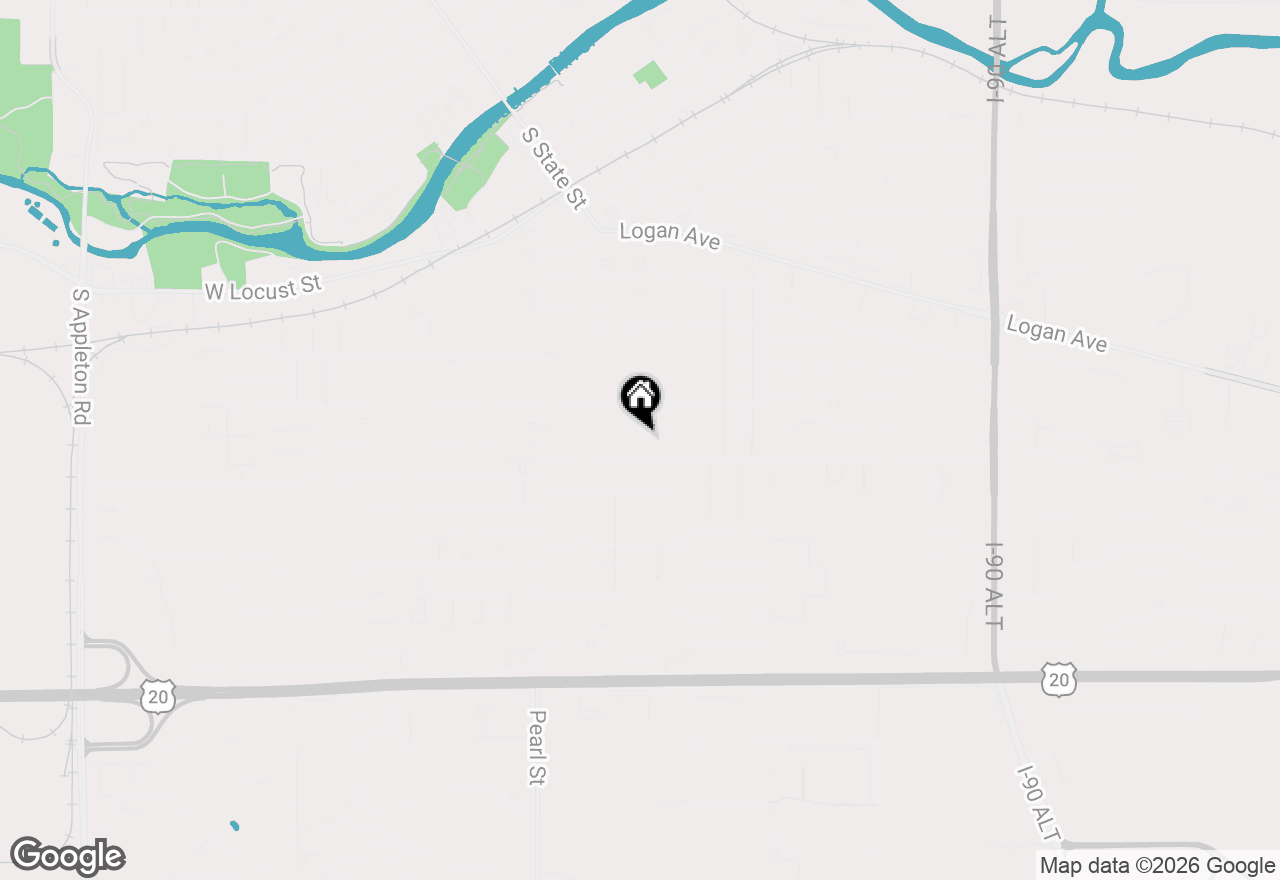 Map of 1208 Whitney Boulevard, Belvidere, IL 61008