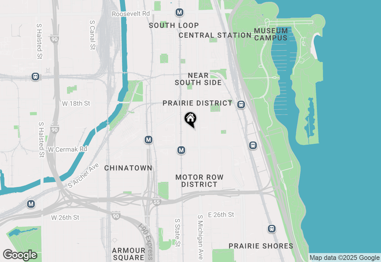 Map of 2027-29 S Wabash Avenue, Chicago, IL 60616