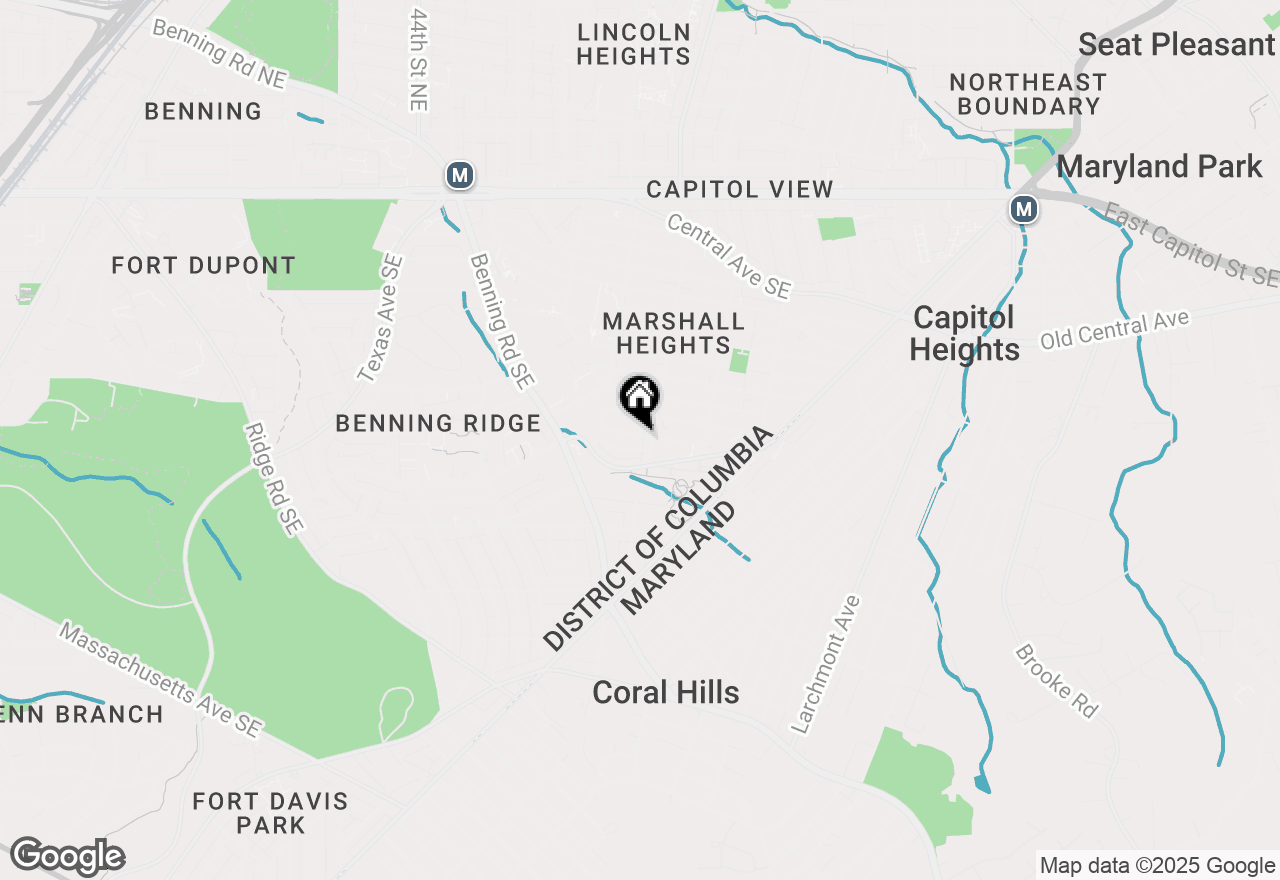 Map of 5002 Kimi Gray Court Se, Washington, DC 20019