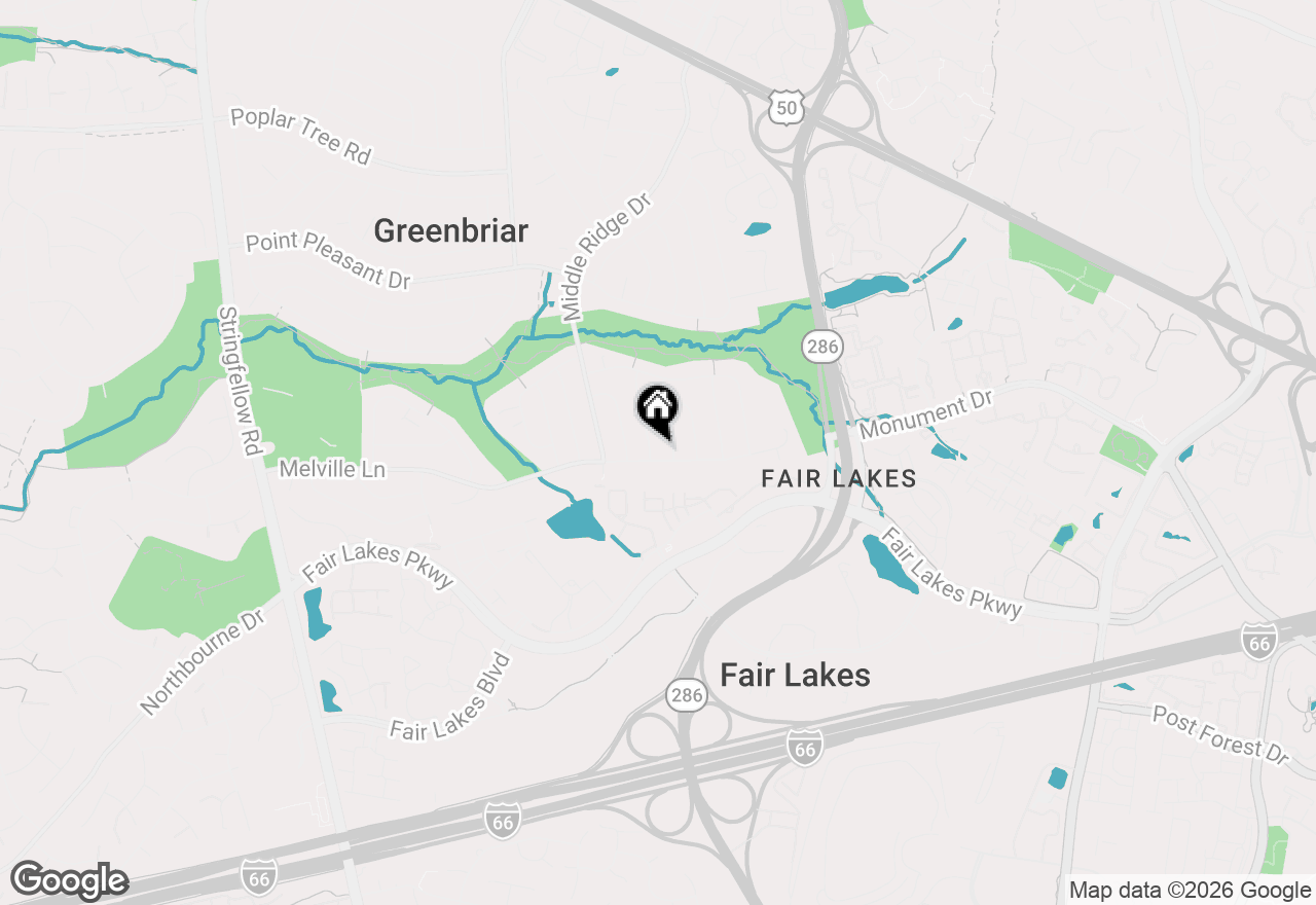 Map of 12824 Melville Lane, Fairfax, VA 22033
