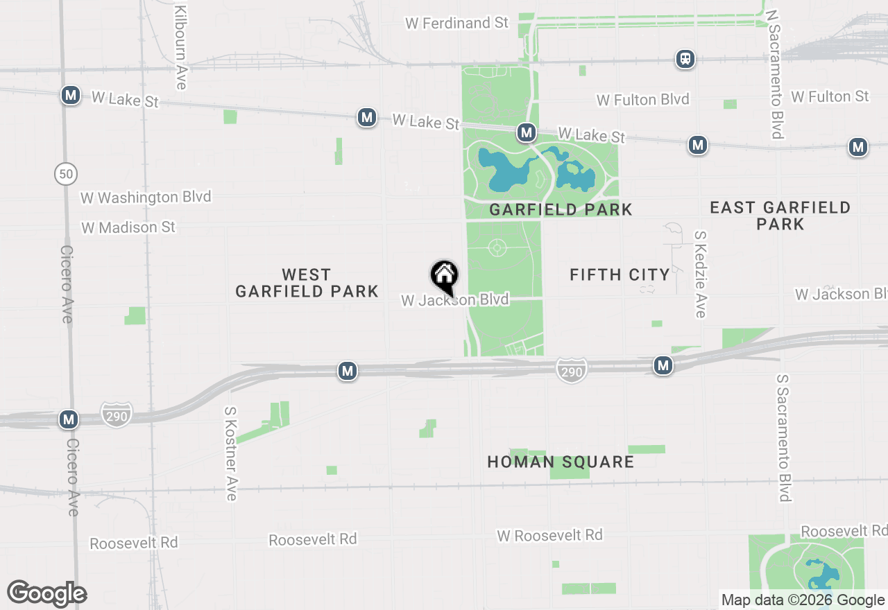 Map of 3831 W Jackson Boulevard, Chicago, IL 60624